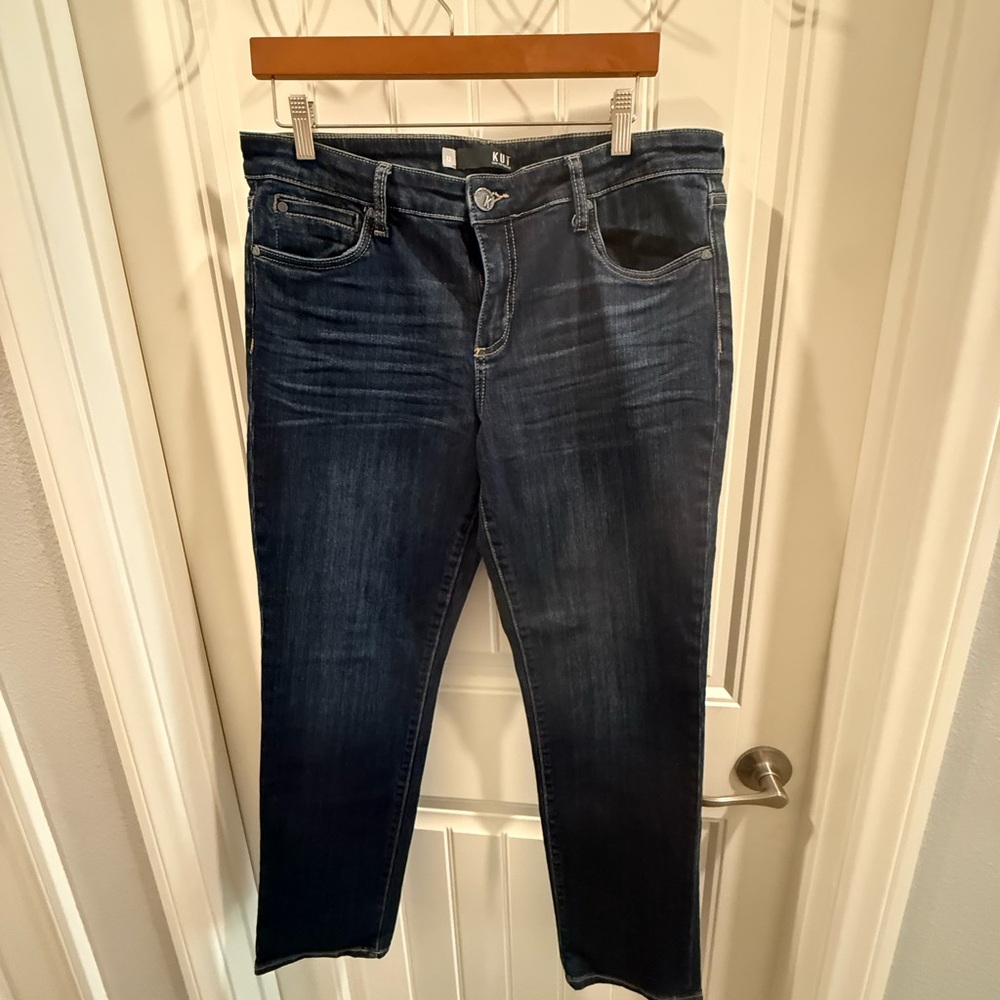 Kut from the Kloth Women's Dark Blue Boyfriend Jeans